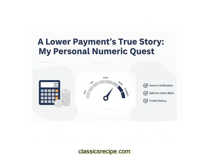 A Lower Payment's True Story: My Personal Numeric Quest