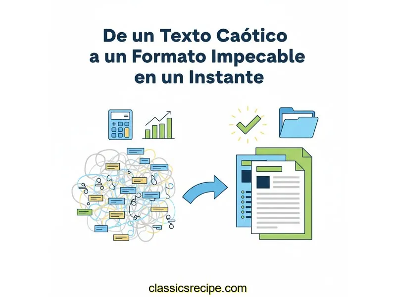 De un Texto Caótico a un Formato Impecable en un Instante