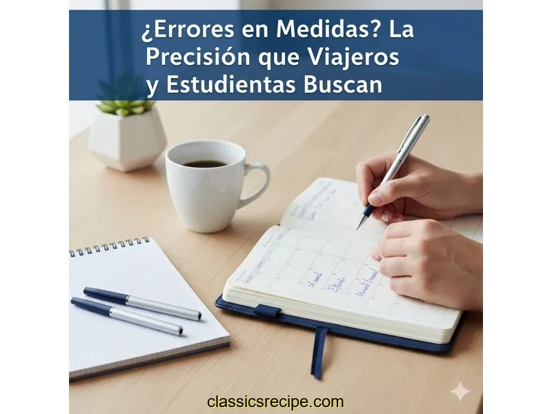Ilustración para la guía de ¿Errores en Medidas? La Precisión que Viajeros y Estudiantes Buscan