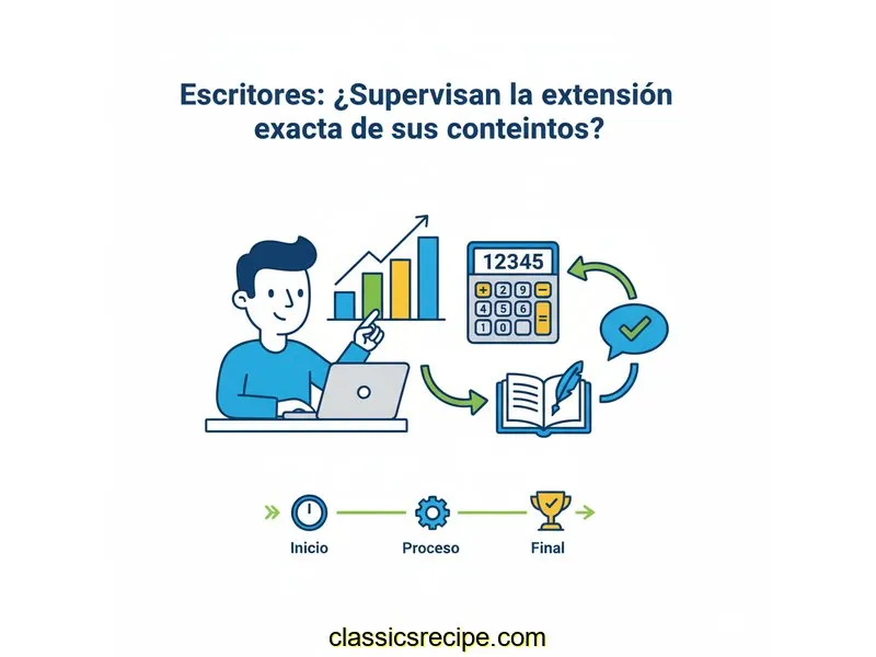 Escritores: ¿Supervisan la extensión exacta de sus contenidos?