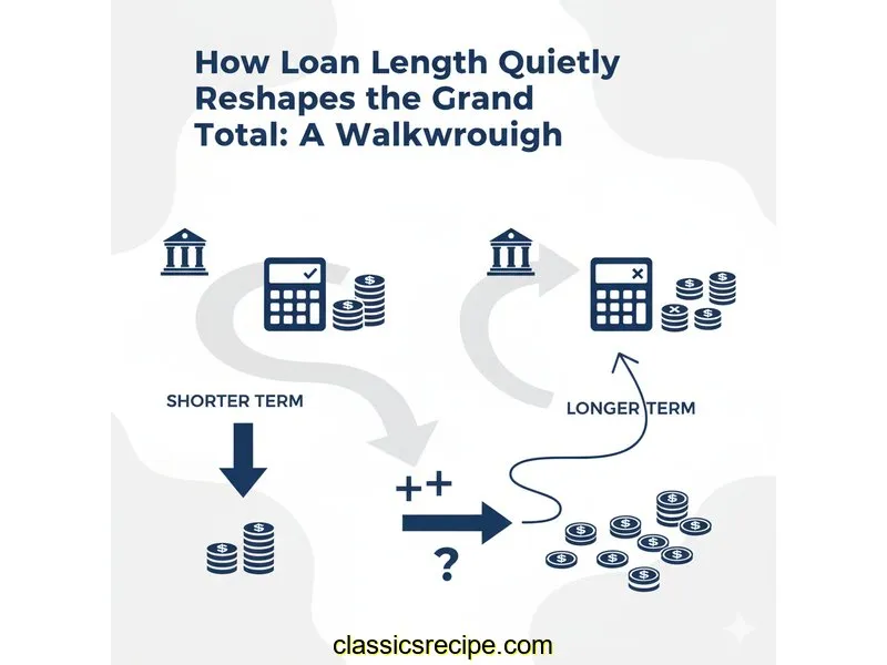 How Loan Length Quietly Reshapes the Grand Total: A Walkthrough