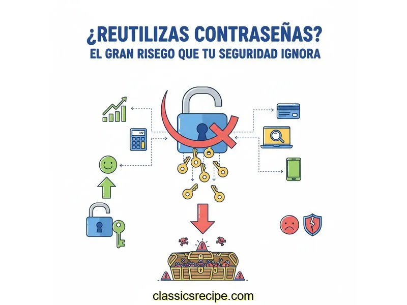 ¿Reutilizas contraseñas? El gran riesgo que tu seguridad ignora
