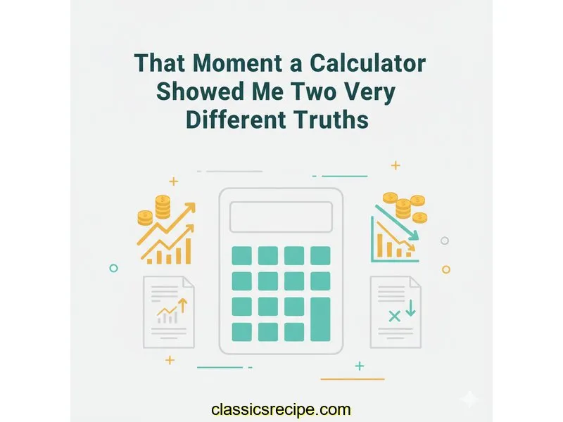 That Moment a Calculator Showed Me Two Very Different Truths
