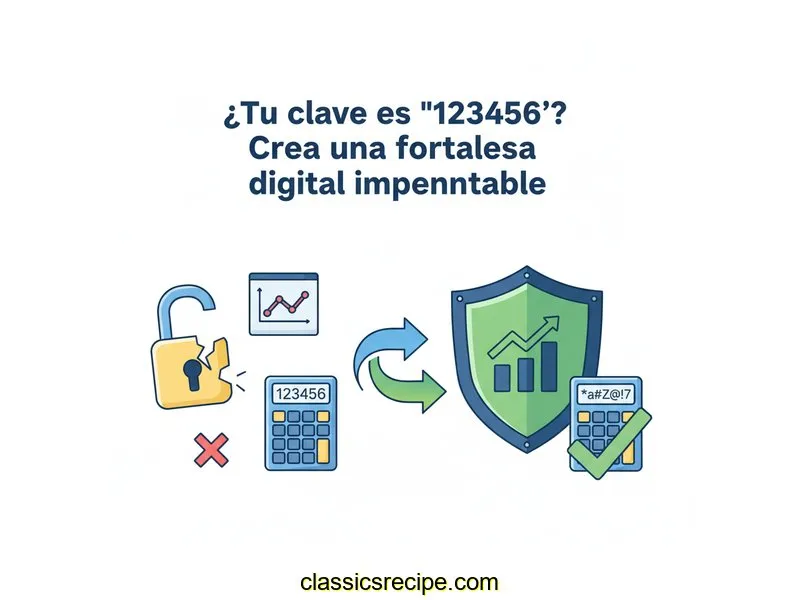 ¿Tu clave es '123456'? Crea una fortaleza digital impenetrable