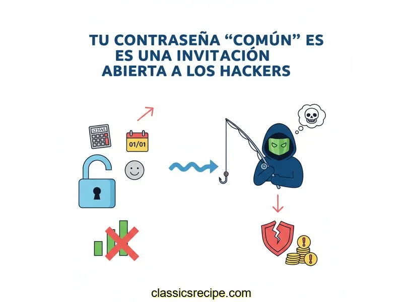 Tu contraseña 'común' es una invitación abierta a los hackers