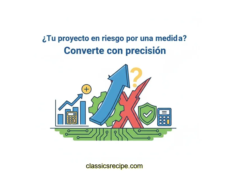 ¿Tu proyecto en riesgo por una medida? Convierte con precisión