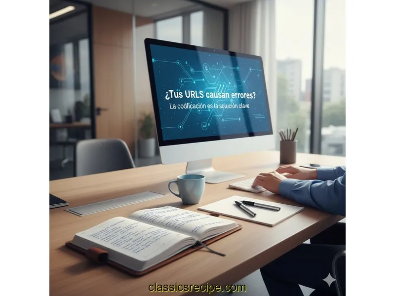 Ilustración para la guía de ¿Tus URLs causan errores? La codificación es la solución clave