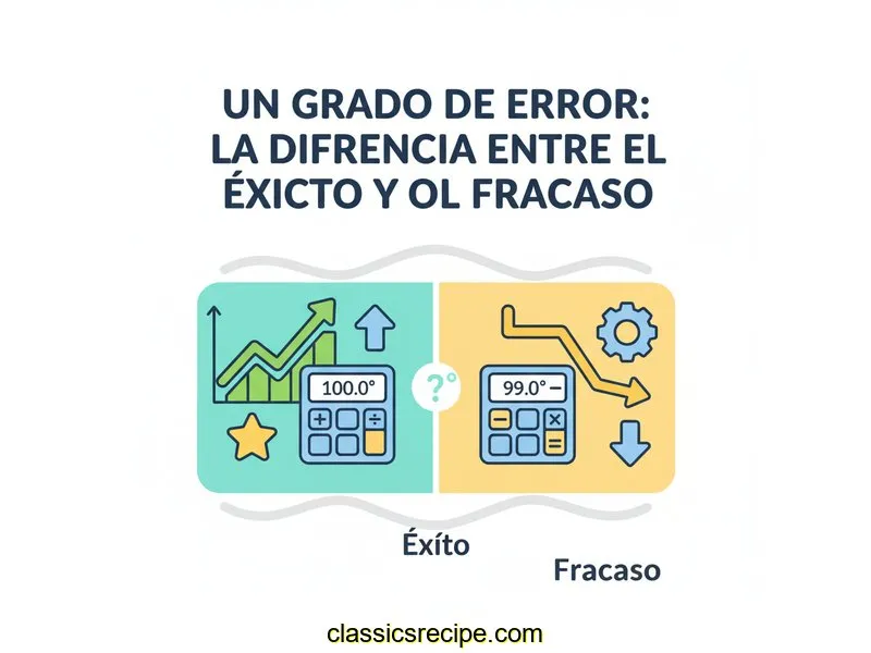 Un Grado de Error: La Diferencia Entre el Éxito y el Fracaso