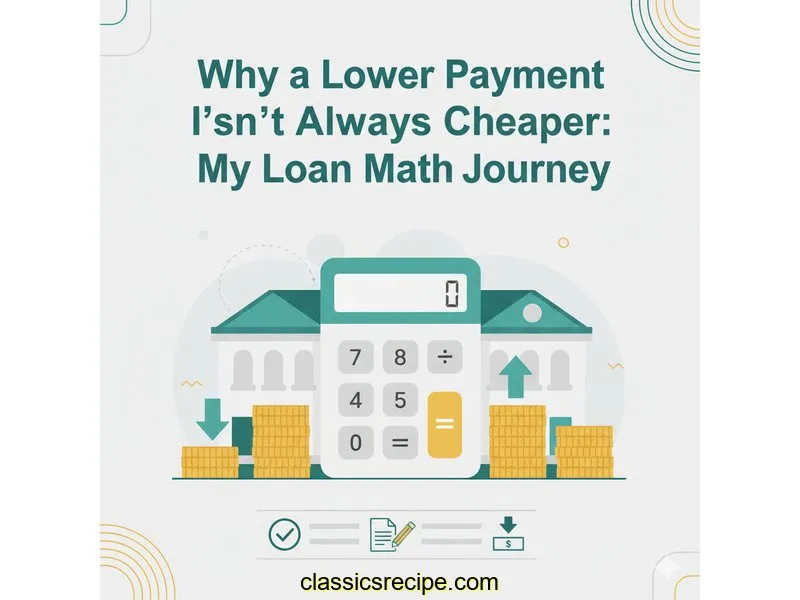 Why a Lower Payment Isn't Always Cheaper: My Loan Math Journey