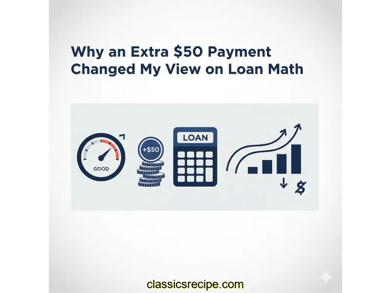 Why an Extra $50 Payment Changed My View on Loan Math